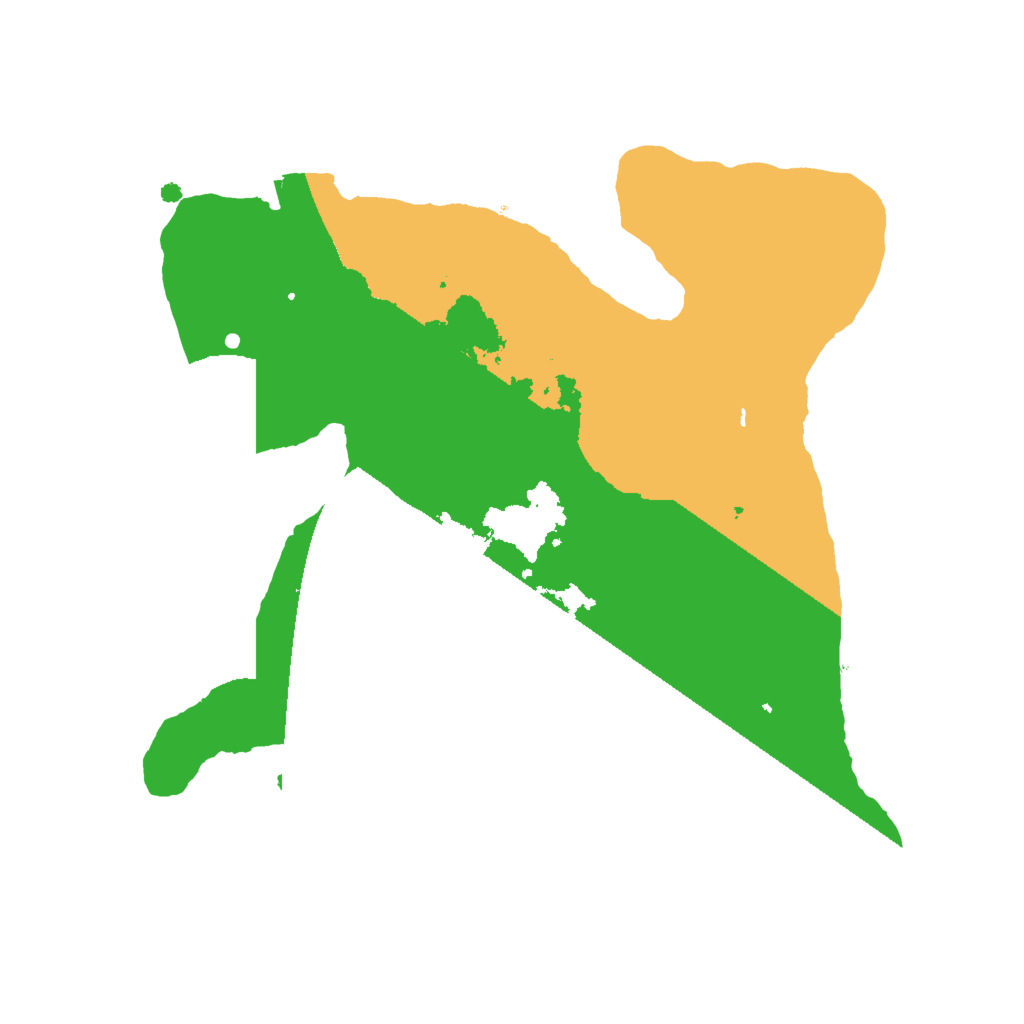 Biome Rust Map: Procedural Map, Size: 2000, Seed: 1590789807