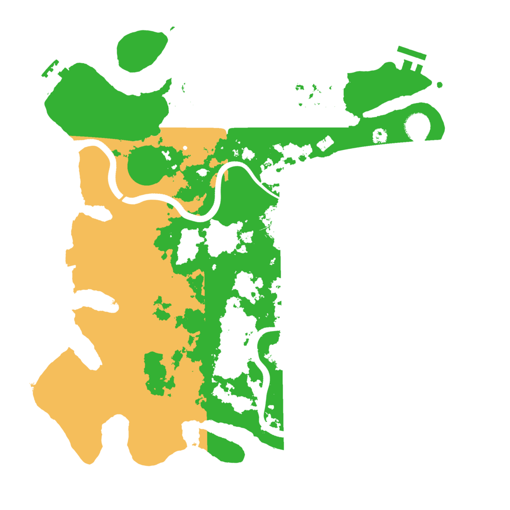 Biome Rust Map: Procedural Map, Size: 3500, Seed: 12393442