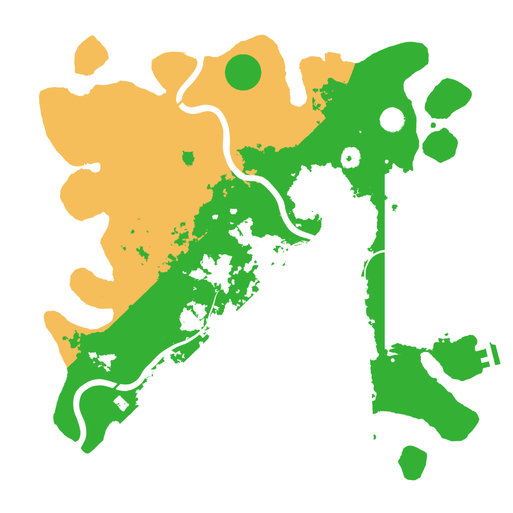 Biome Rust Map: Procedural Map, Size: 3750, Seed: 378261851