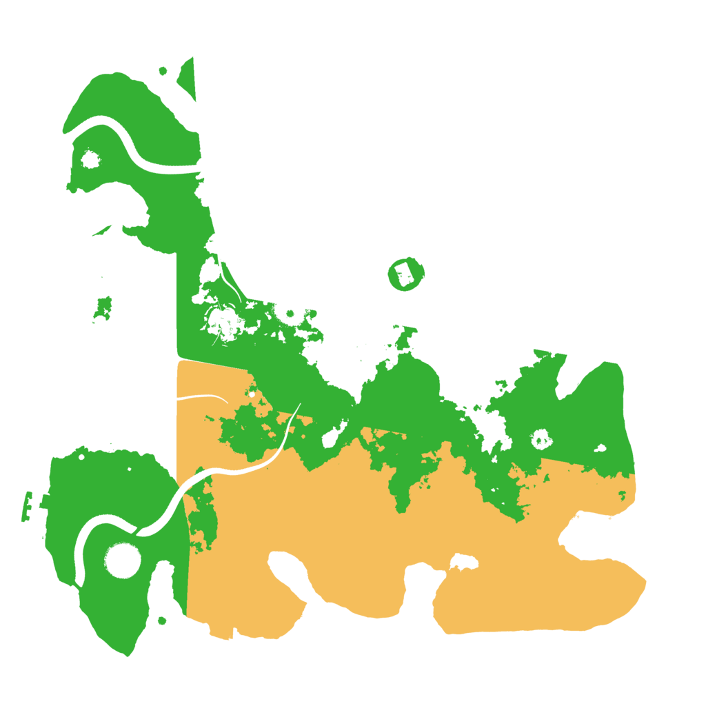 Biome Rust Map: Procedural Map, Size: 3500, Seed: 1120286790