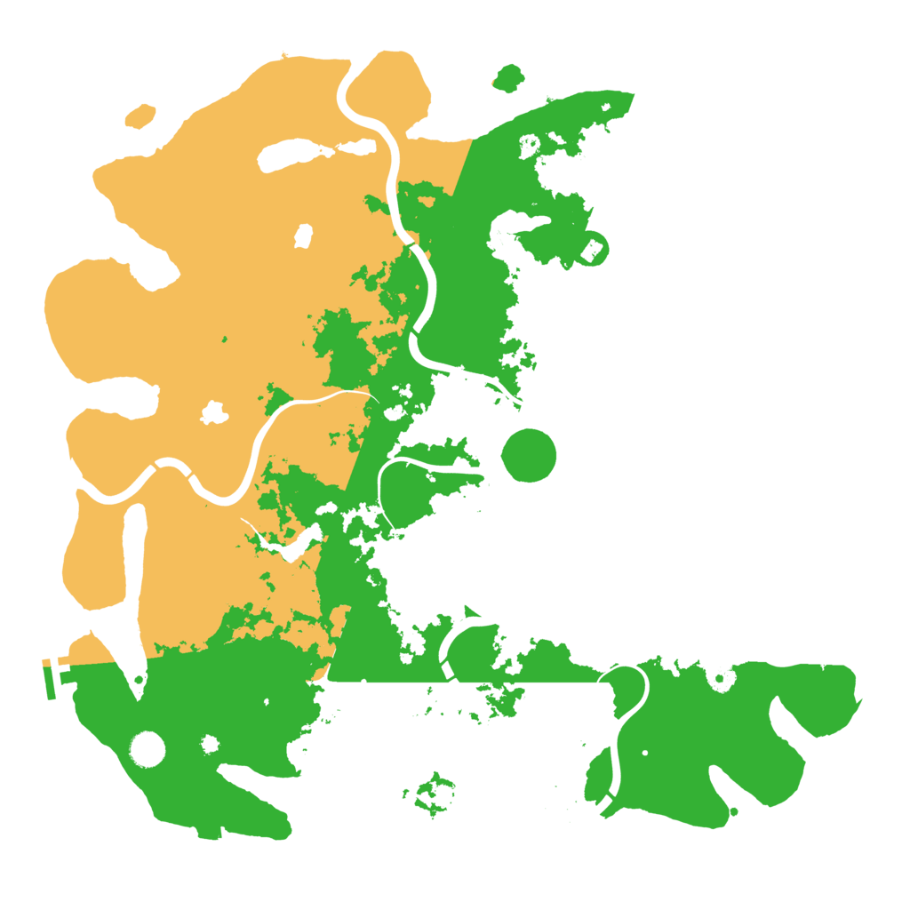 Biome Rust Map: Procedural Map, Size: 4500, Seed: 91821538