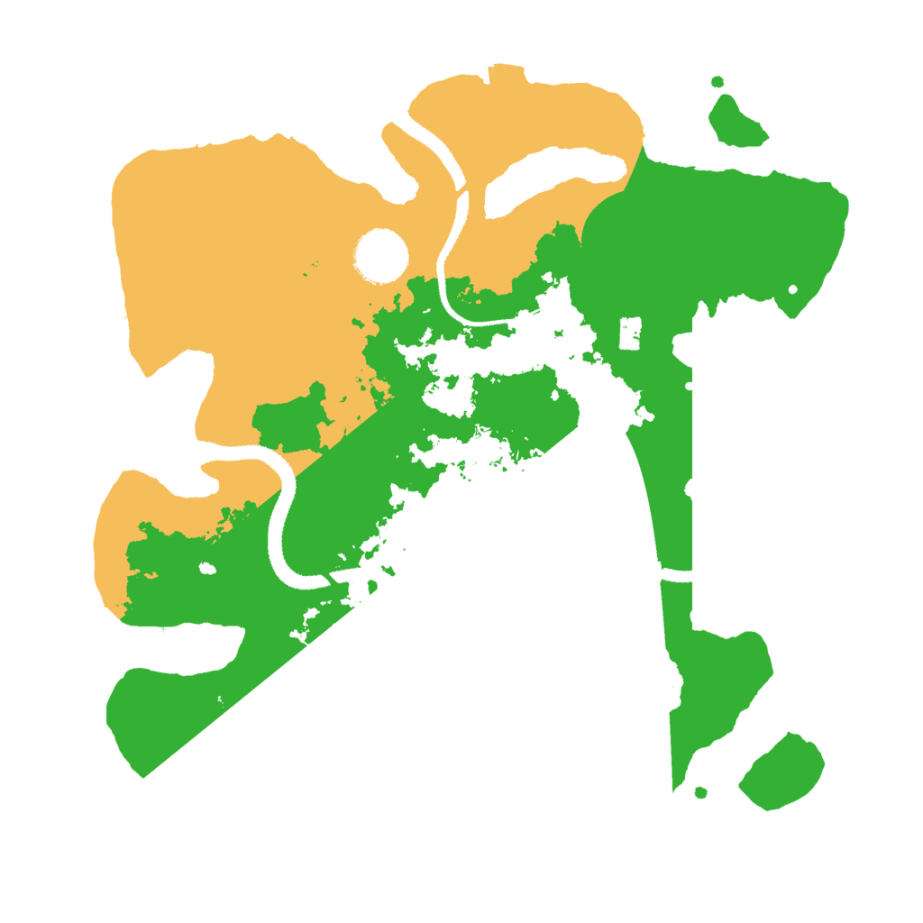 Biome Rust Map: Procedural Map, Size: 3000, Seed: 182336772