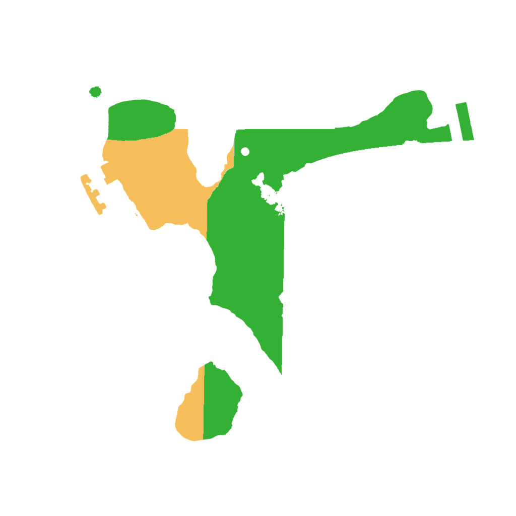 Biome Rust Map: Procedural Map, Size: 1850, Seed: 25971234