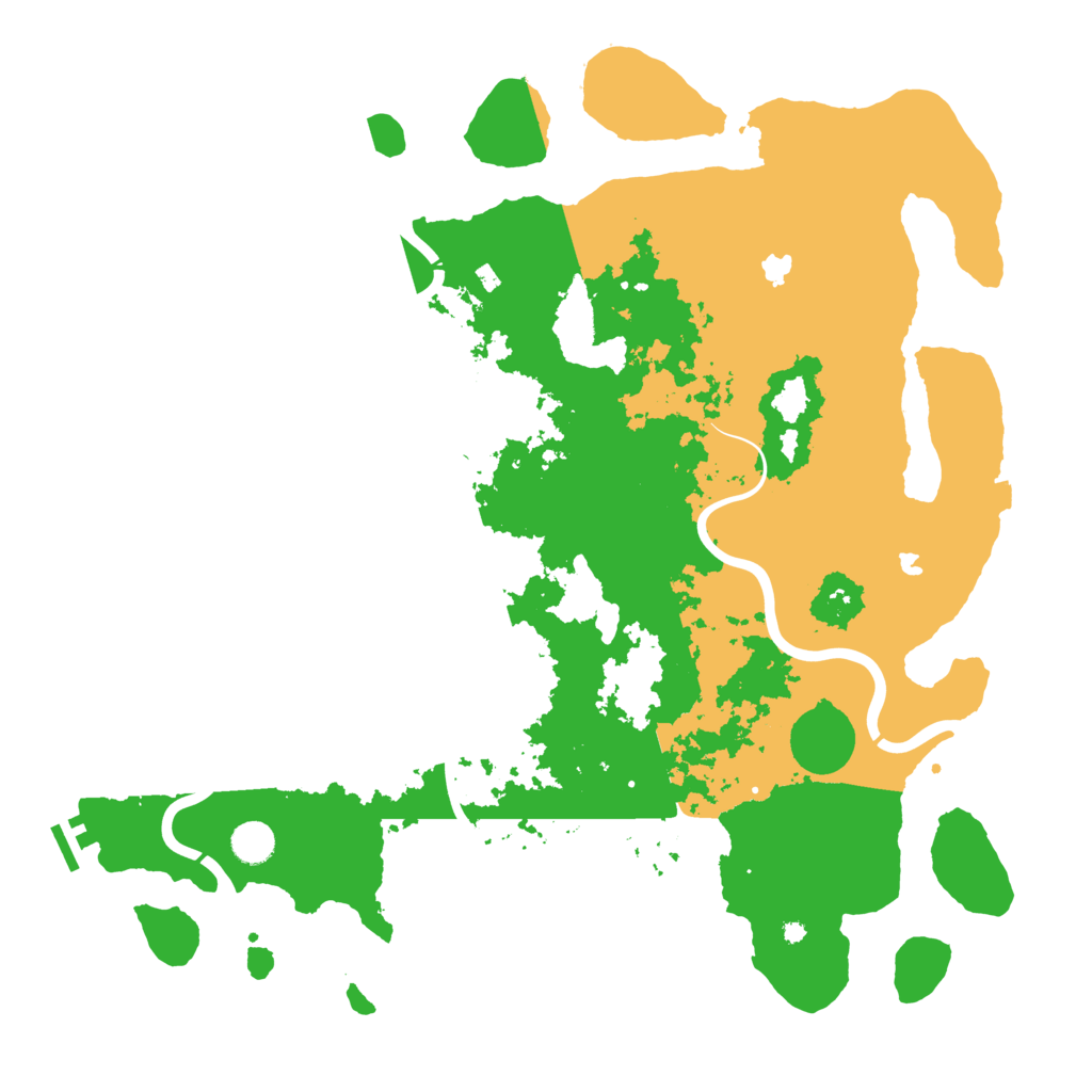 Biome Rust Map: Procedural Map, Size: 4500, Seed: 316452
