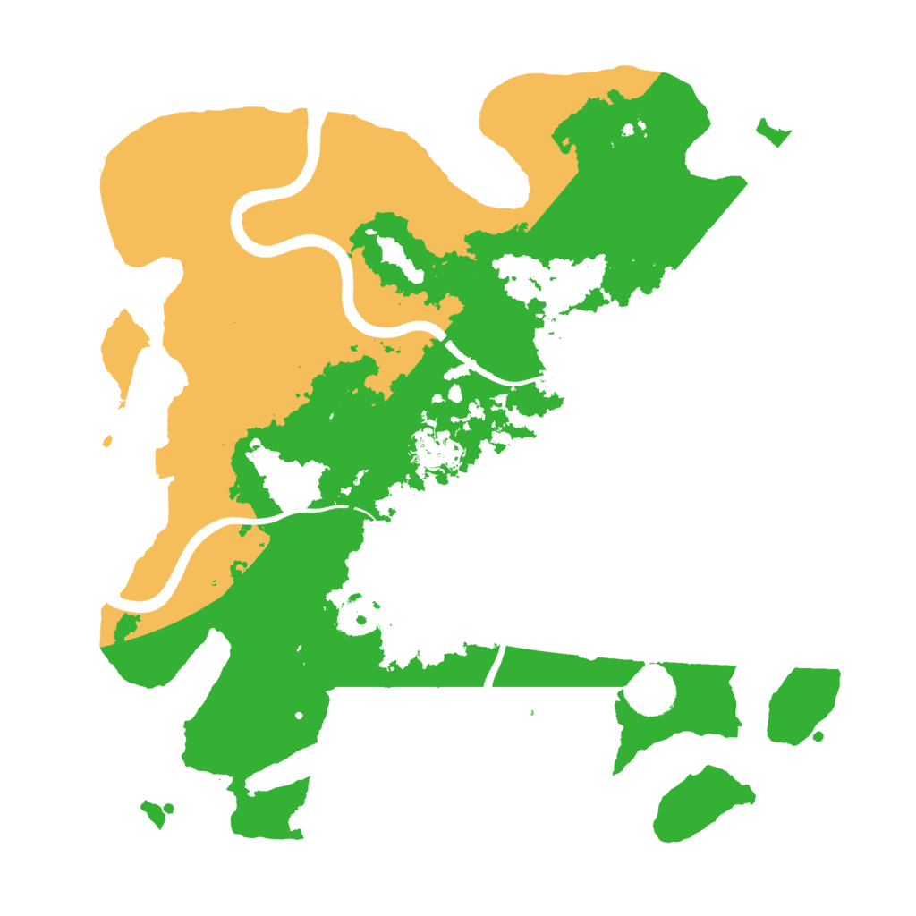 Biome Rust Map: Procedural Map, Size: 3500, Seed: 1682101385