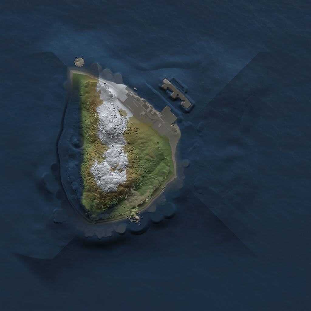 Rust Map: Procedural Map, Size: 1300, Seed: 1768996794, 2 Monuments