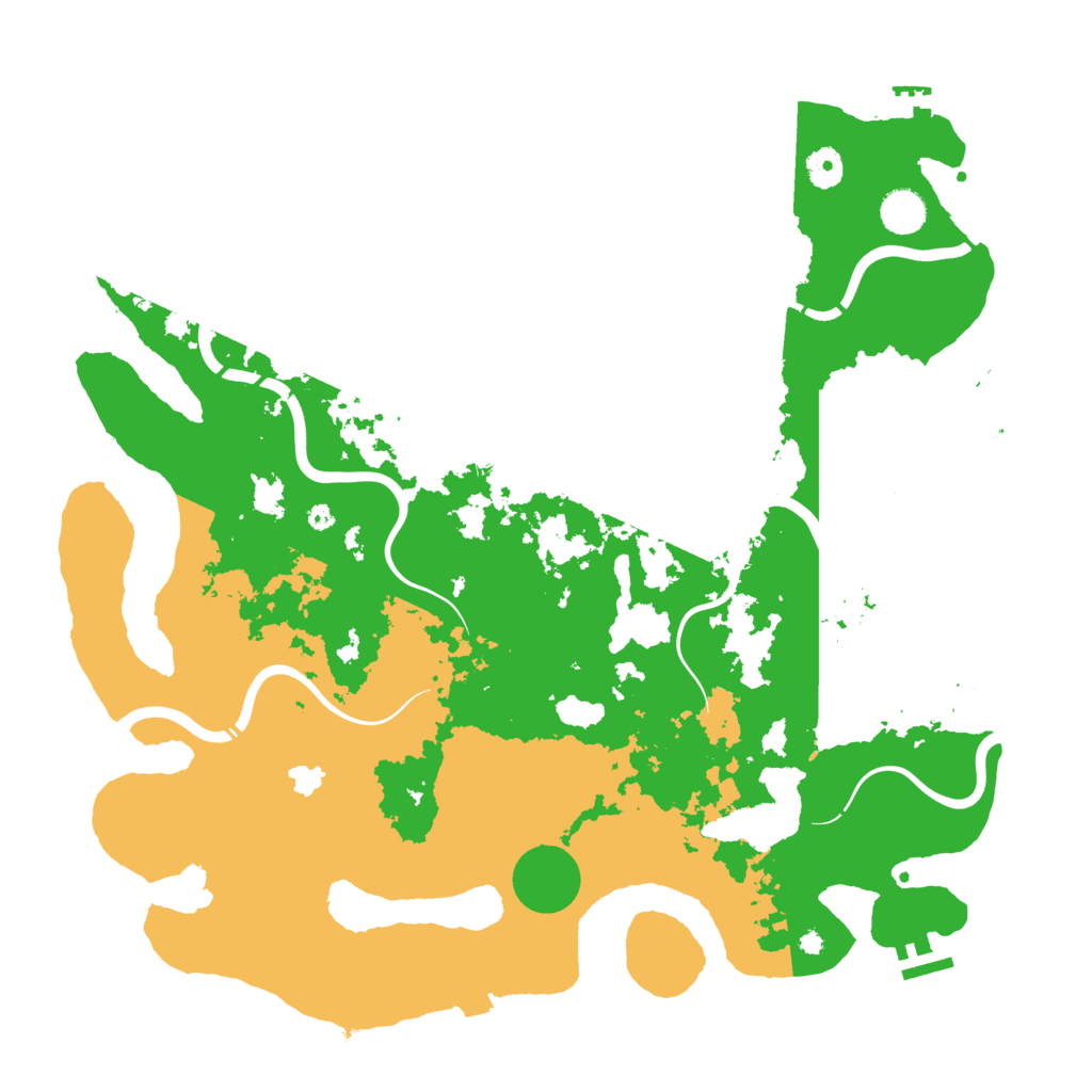 Biome Rust Map: Procedural Map, Size: 4250, Seed: 4574925