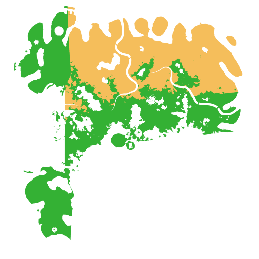 Biome Rust Map: Procedural Map, Size: 5000, Seed: 26354
