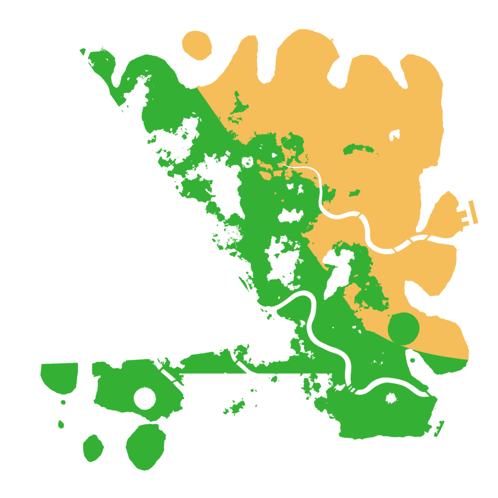 Biome Rust Map: Procedural Map, Size: 4250, Seed: 1378003977