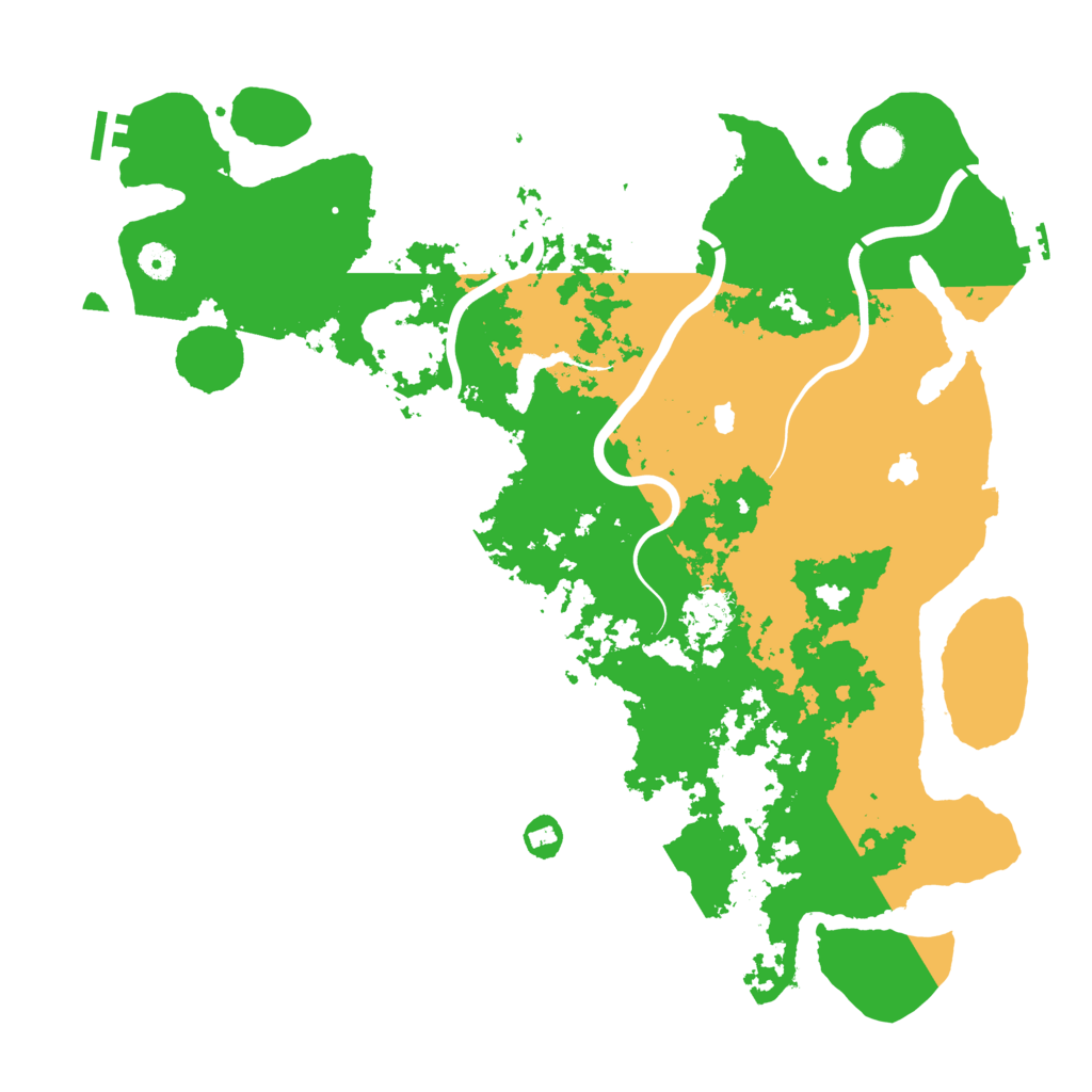 Biome Rust Map: Procedural Map, Size: 4500, Seed: 294737299