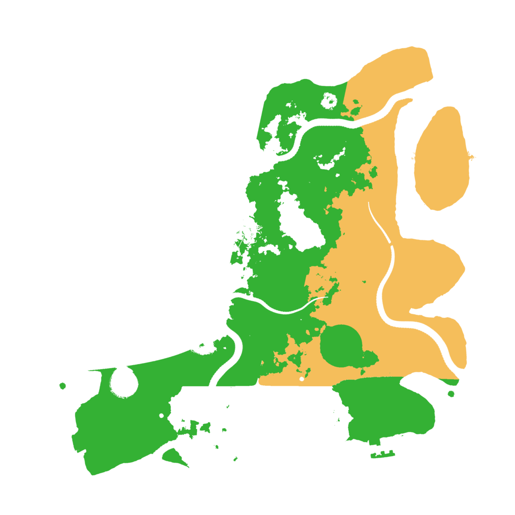 Biome Rust Map: Procedural Map, Size: 3250, Seed: 777530
