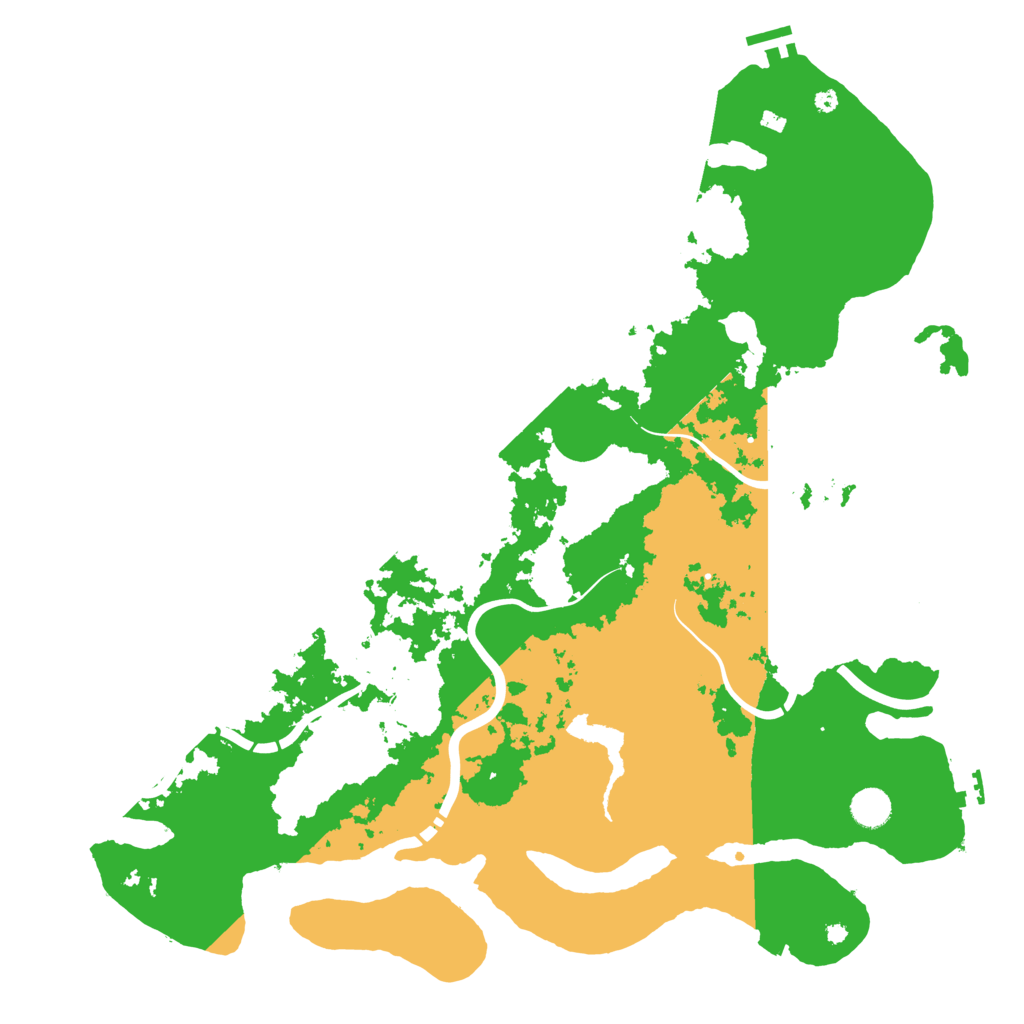 Biome Rust Map: Procedural Map, Size: 4500, Seed: 3353644