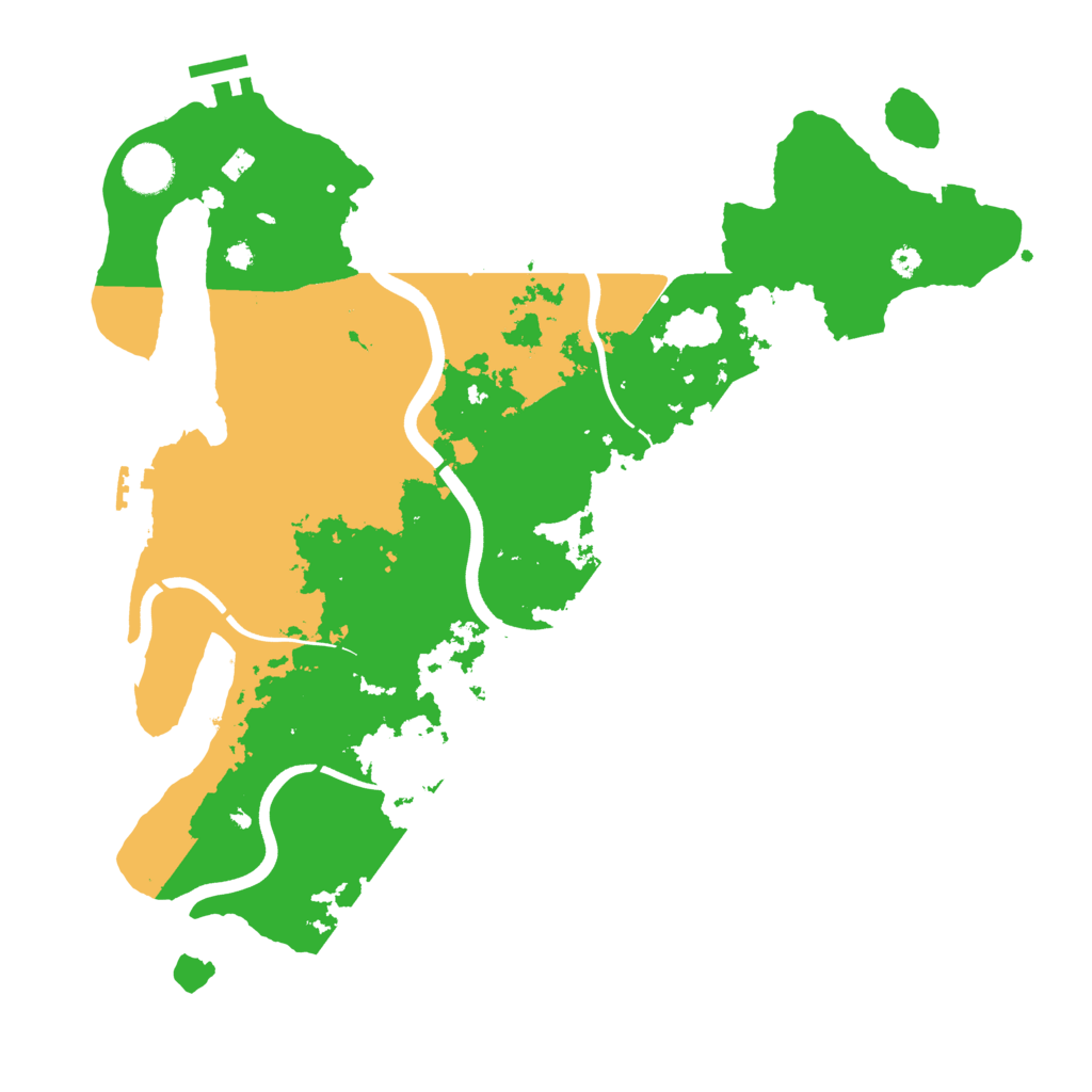 Biome Rust Map: Procedural Map, Size: 3750, Seed: 23234
