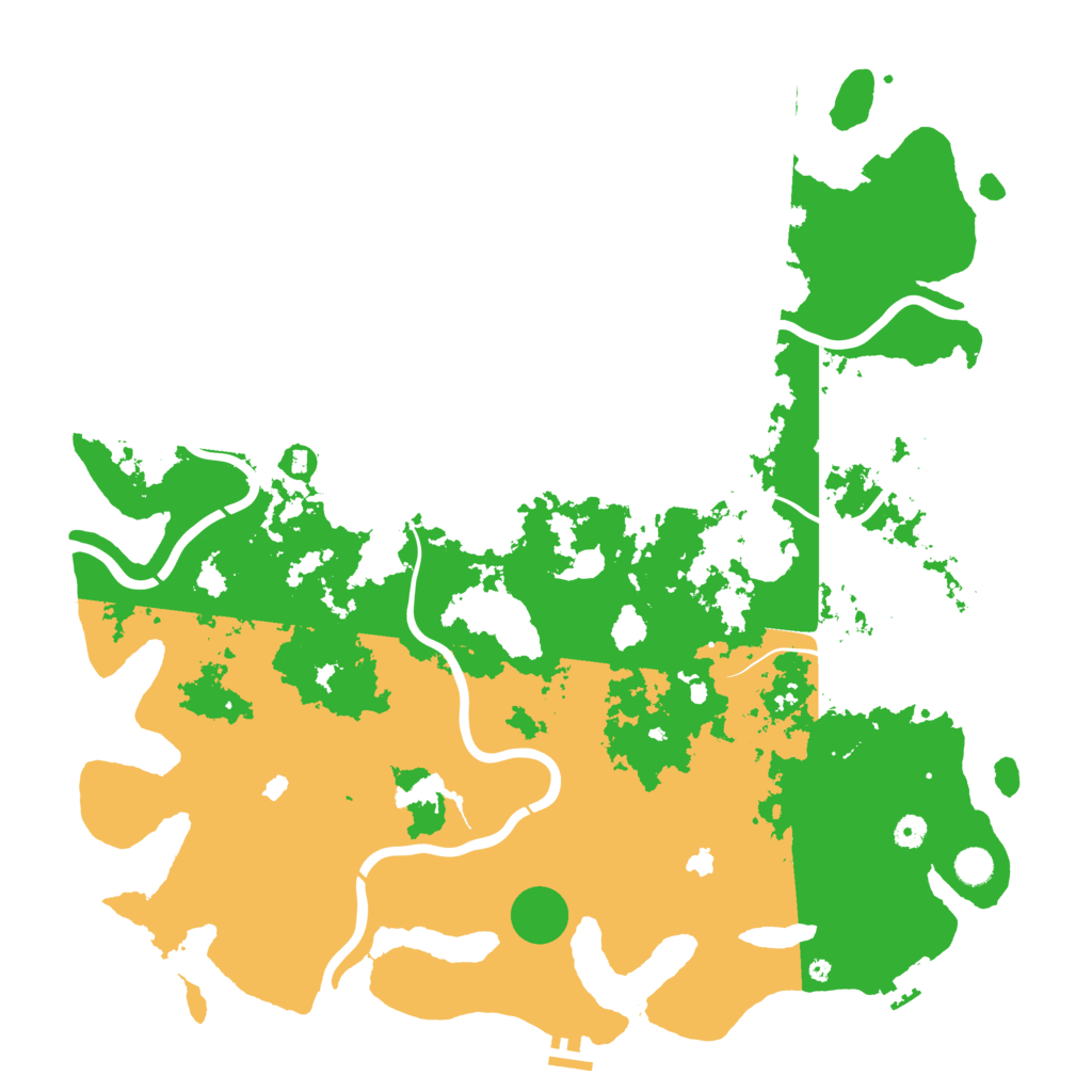 Biome Rust Map: Procedural Map, Size: 5000, Seed: 1543359