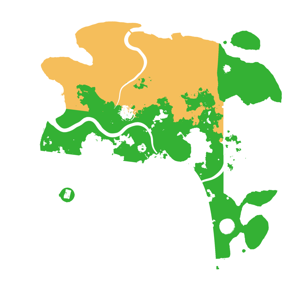 Biome Rust Map: Procedural Map, Size: 3500, Seed: 2131467398