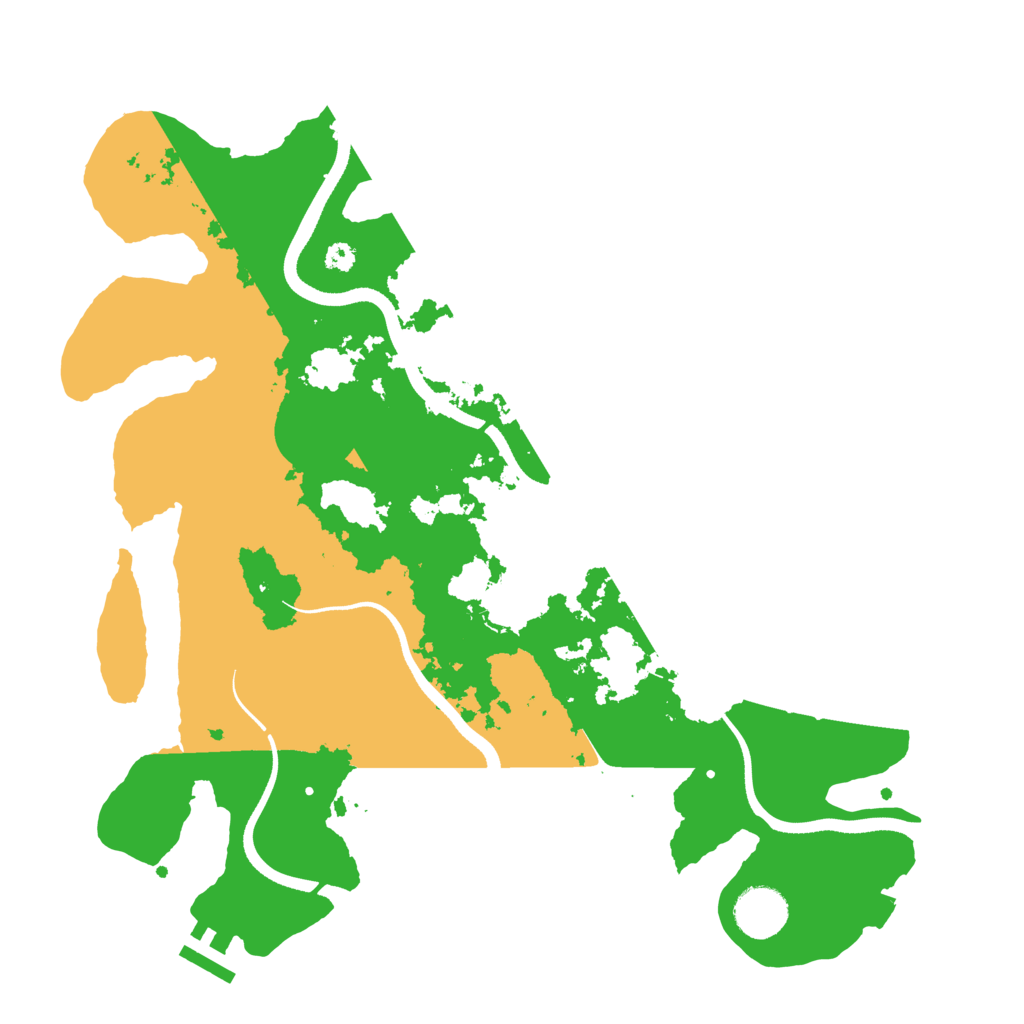 Biome Rust Map: Procedural Map, Size: 3500, Seed: 1257369672