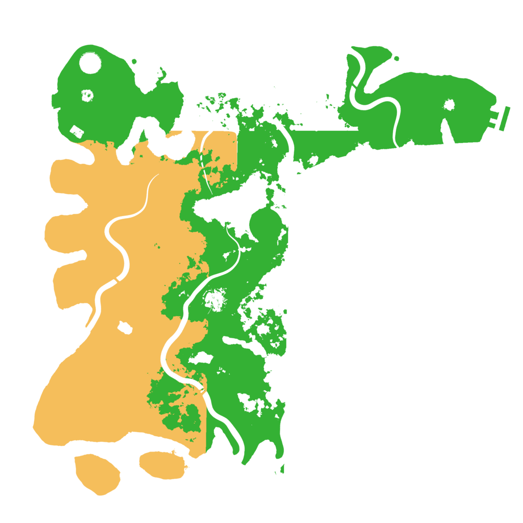 Biome Rust Map: Procedural Map, Size: 4250, Seed: 625087804