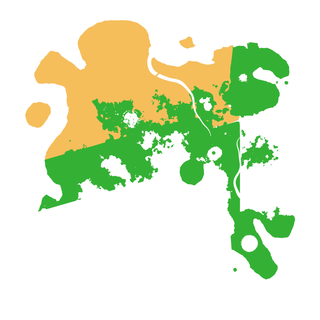 Biome Rust Map: Procedural Map, Size: 3500, Seed: 1315816235