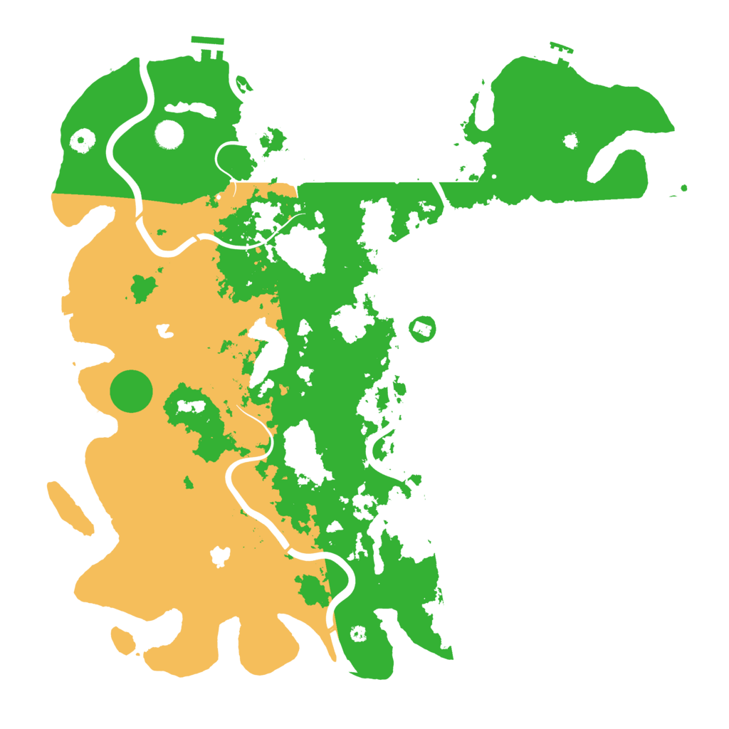 Biome Rust Map: Procedural Map, Size: 4500, Seed: 1772101250