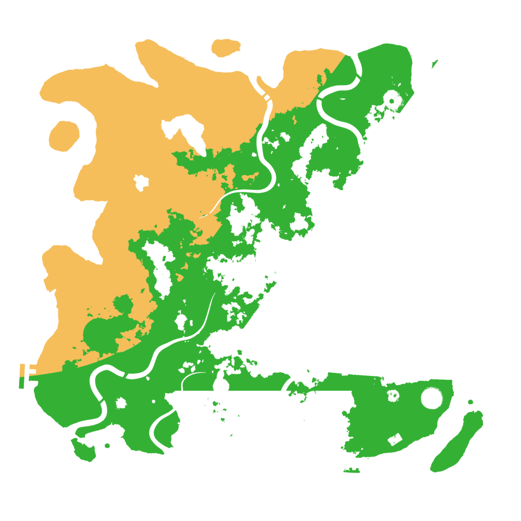 Biome Rust Map: Procedural Map, Size: 4250, Seed: 69333
