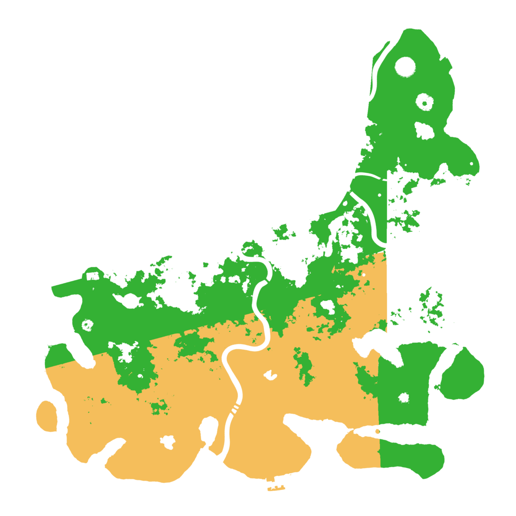 Biome Rust Map: Procedural Map, Size: 4500, Seed: 437484627