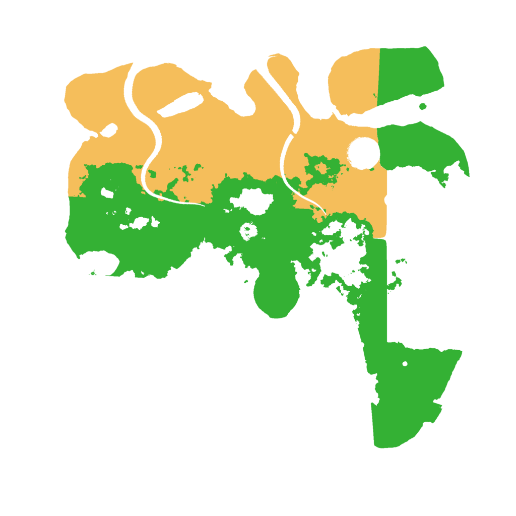 Biome Rust Map: Procedural Map, Size: 3000, Seed: 18194
