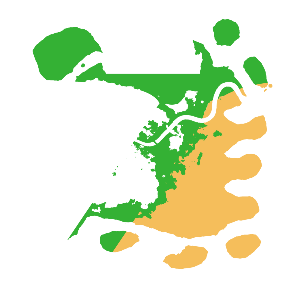 Biome Rust Map: Procedural Map, Size: 3000, Seed: 462625193