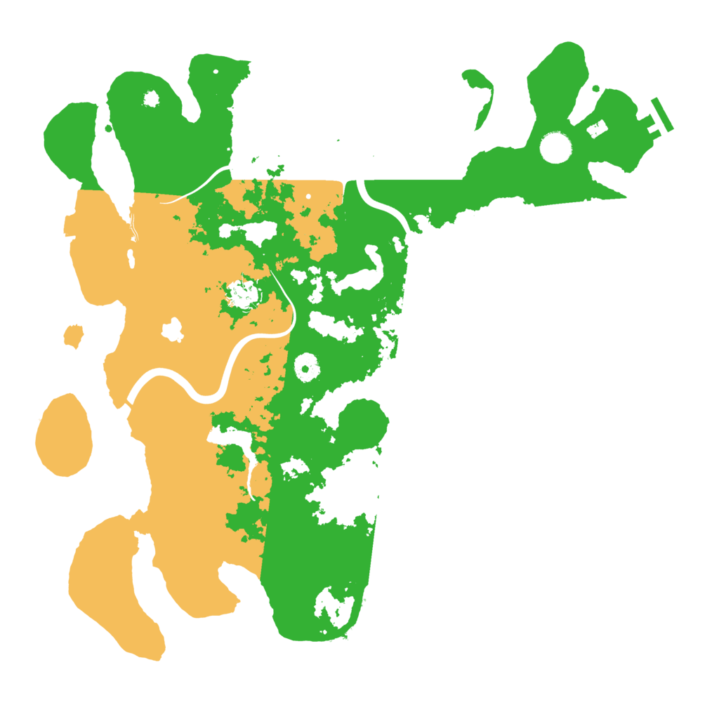 Biome Rust Map: Procedural Map, Size: 4000, Seed: 2469922