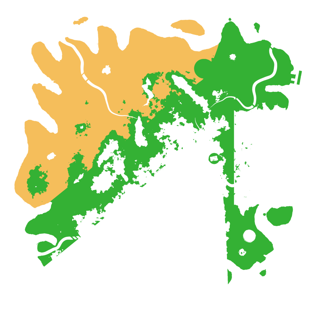 Biome Rust Map: Procedural Map, Size: 4500, Seed: 5688