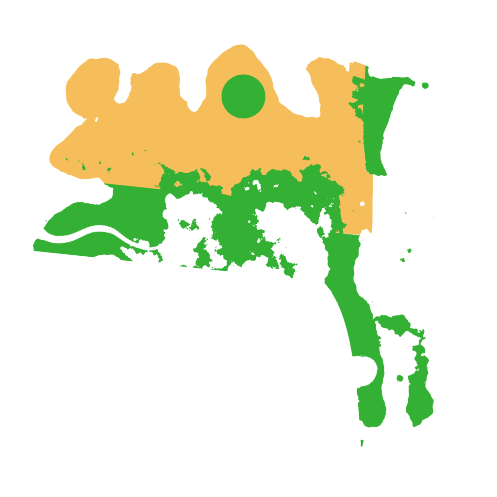 Biome Rust Map: Procedural Map, Size: 3000, Seed: 7112024