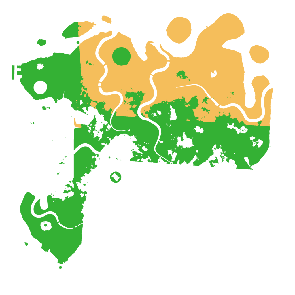 Biome Rust Map: Procedural Map, Size: 4250, Seed: 733777