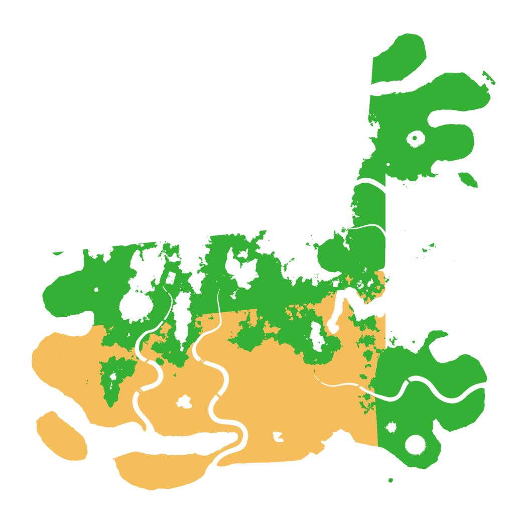 Biome Rust Map: Procedural Map, Size: 4500, Seed: 94933662