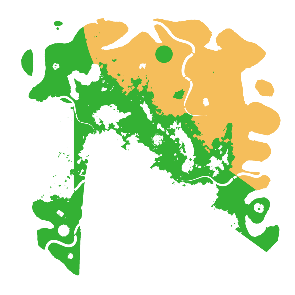 Biome Rust Map: Procedural Map, Size: 4500, Seed: 537418471
