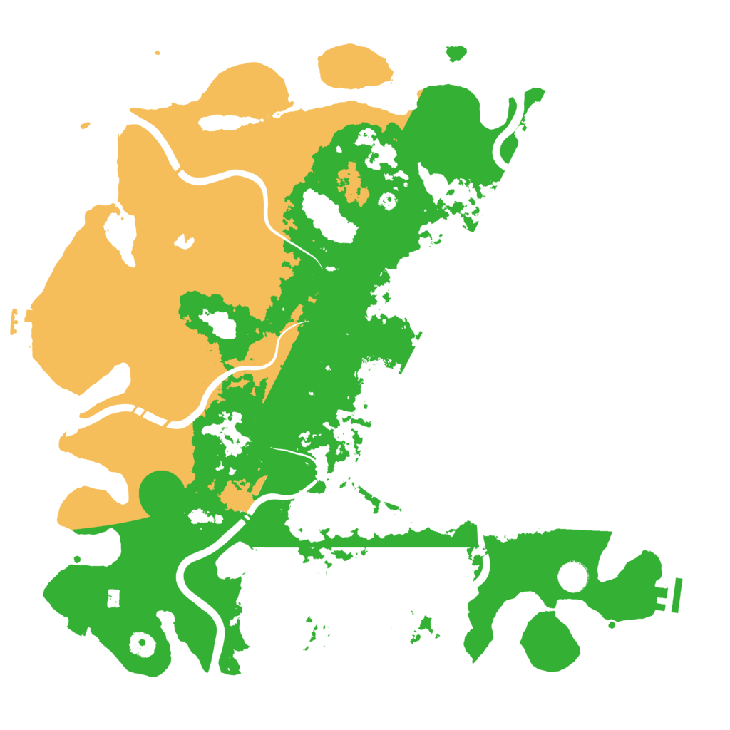 Biome Rust Map: Procedural Map, Size: 4250, Seed: 35451