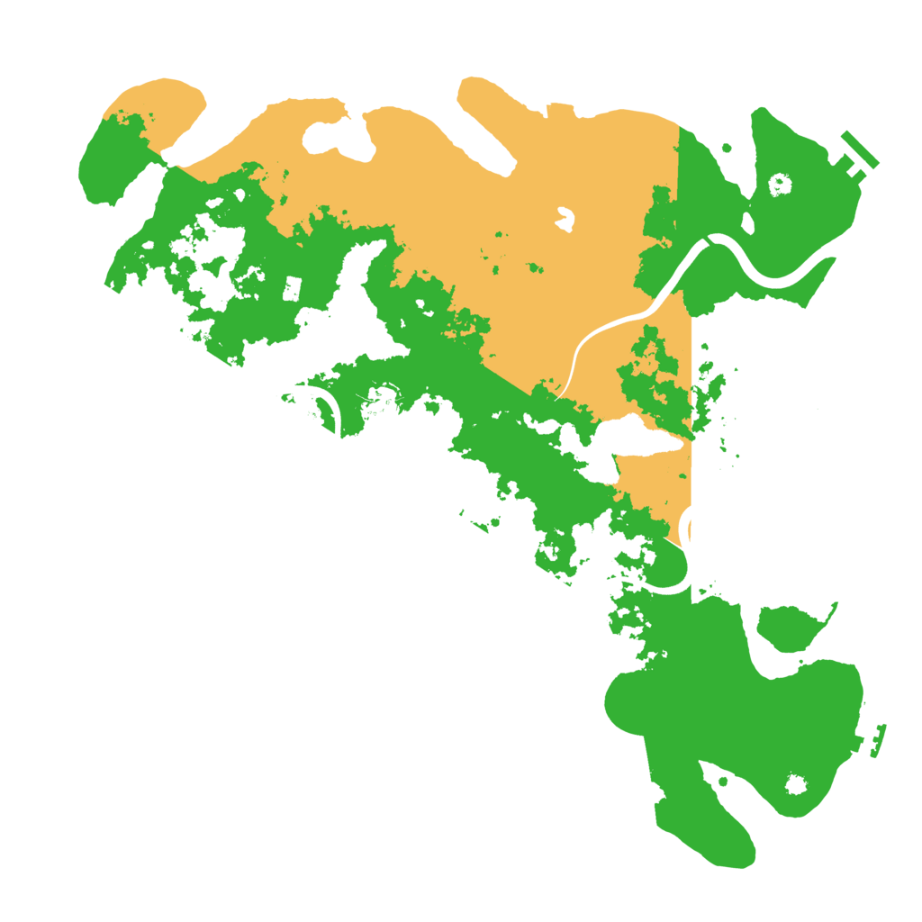 Biome Rust Map: Procedural Map, Size: 4000, Seed: 1019686796