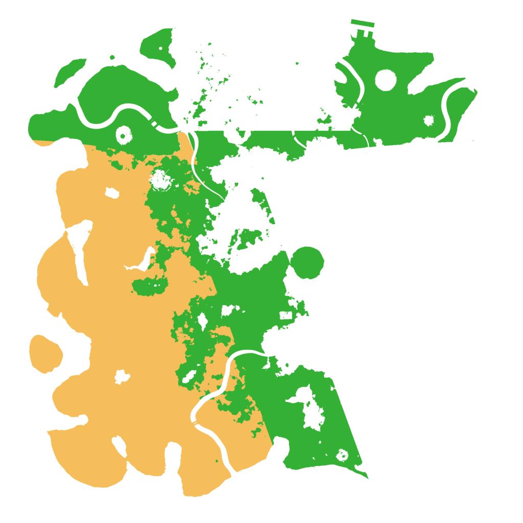 Biome Rust Map: Procedural Map, Size: 4500, Seed: 467502370