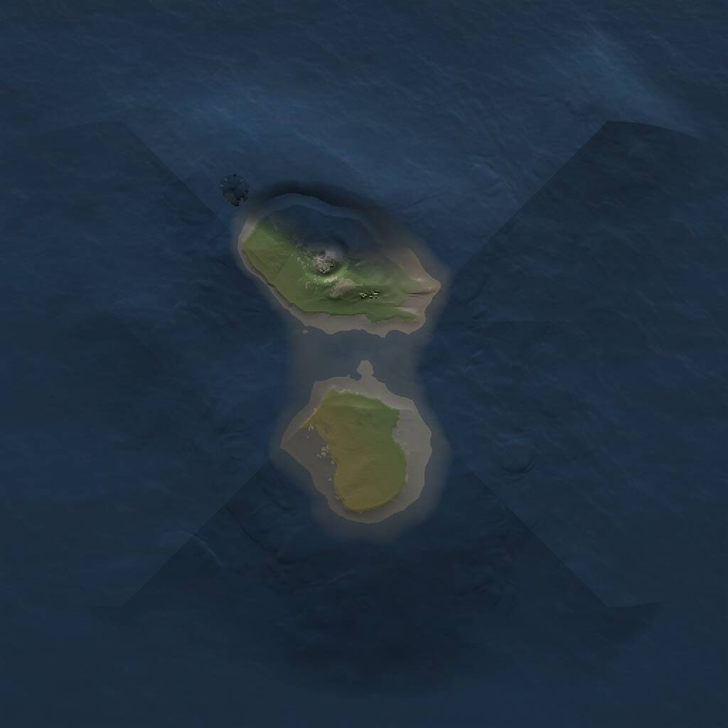 Rust Map: Procedural Map, Size: 1000, Seed: 519112095, 1 Monuments