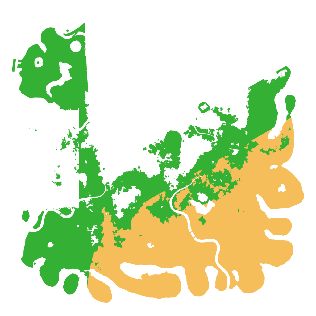 Biome Rust Map: Procedural Map, Size: 5000, Seed: 1342937561