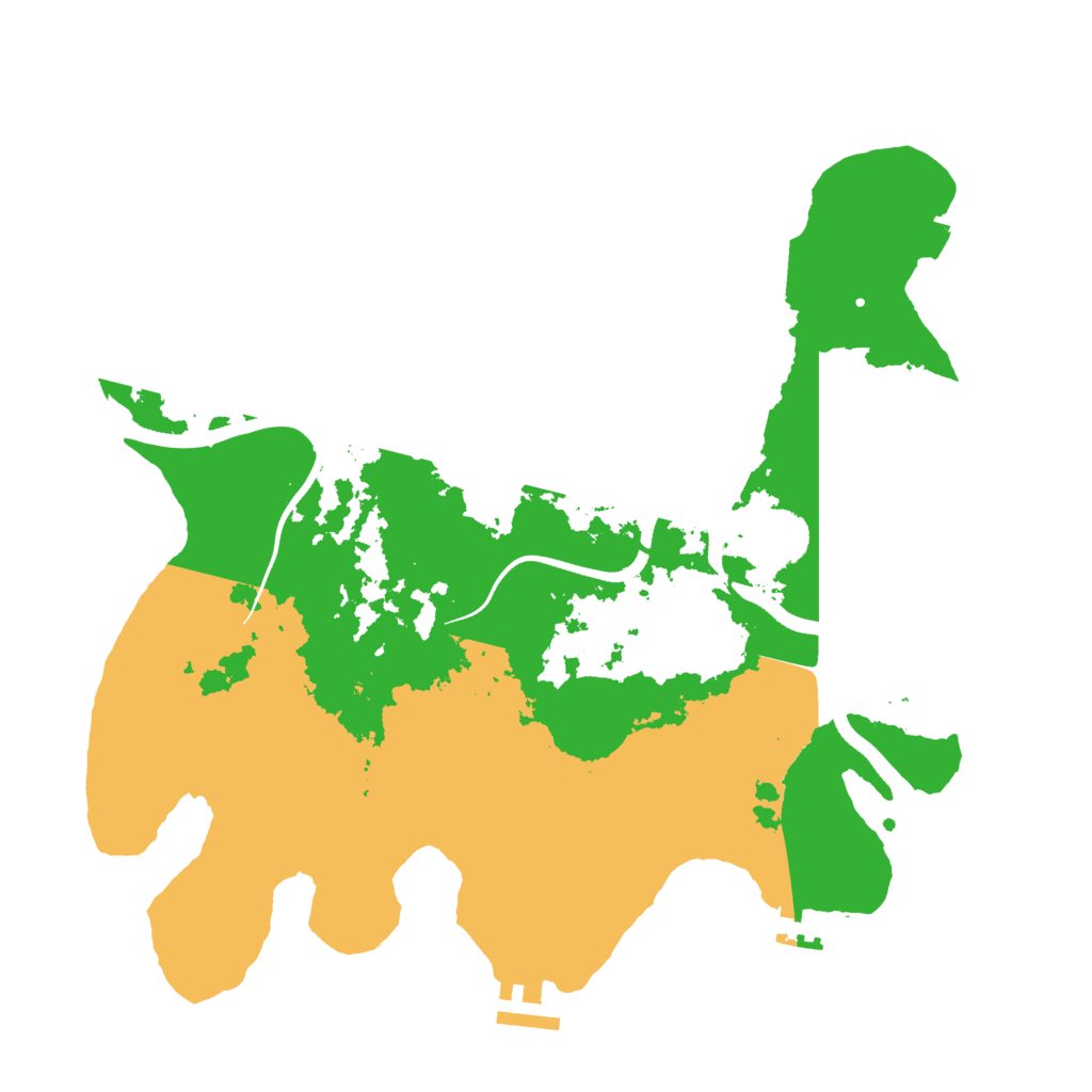Biome Rust Map: Procedural Map, Size: 3500, Seed: 655989