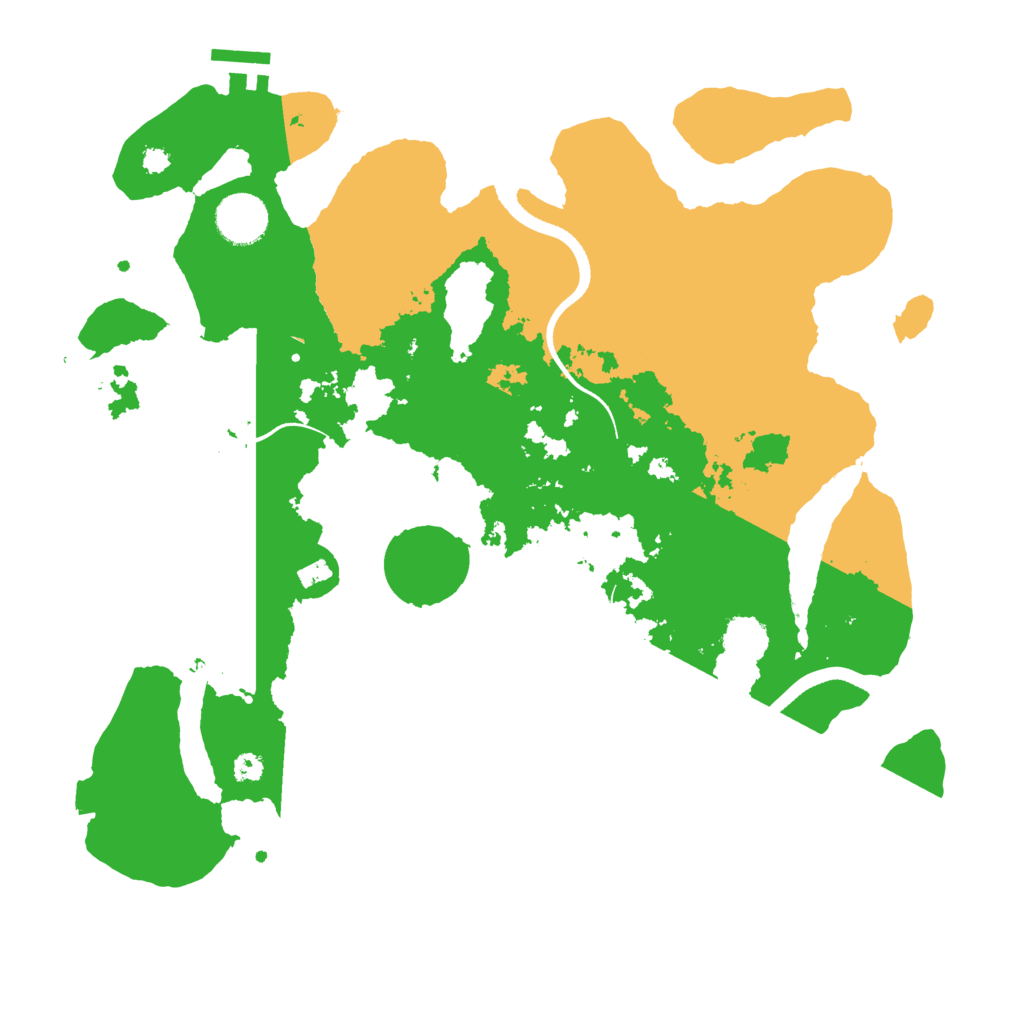 Biome Rust Map: Procedural Map, Size: 3500, Seed: 1180270955