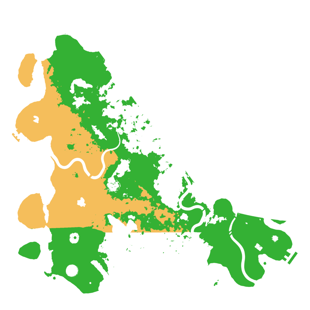 Biome Rust Map: Procedural Map, Size: 4500, Seed: 1106419646