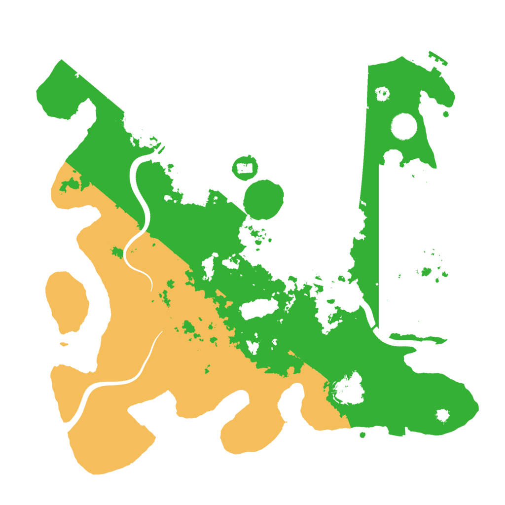 Biome Rust Map: Procedural Map, Size: 3500, Seed: 63973104