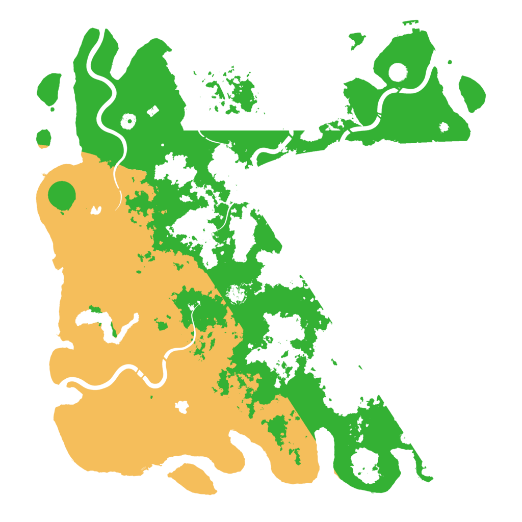Biome Rust Map: Procedural Map, Size: 5000, Seed: 2145207035