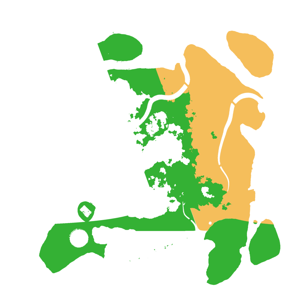 Biome Rust Map: Procedural Map, Size: 3000, Seed: 3278921