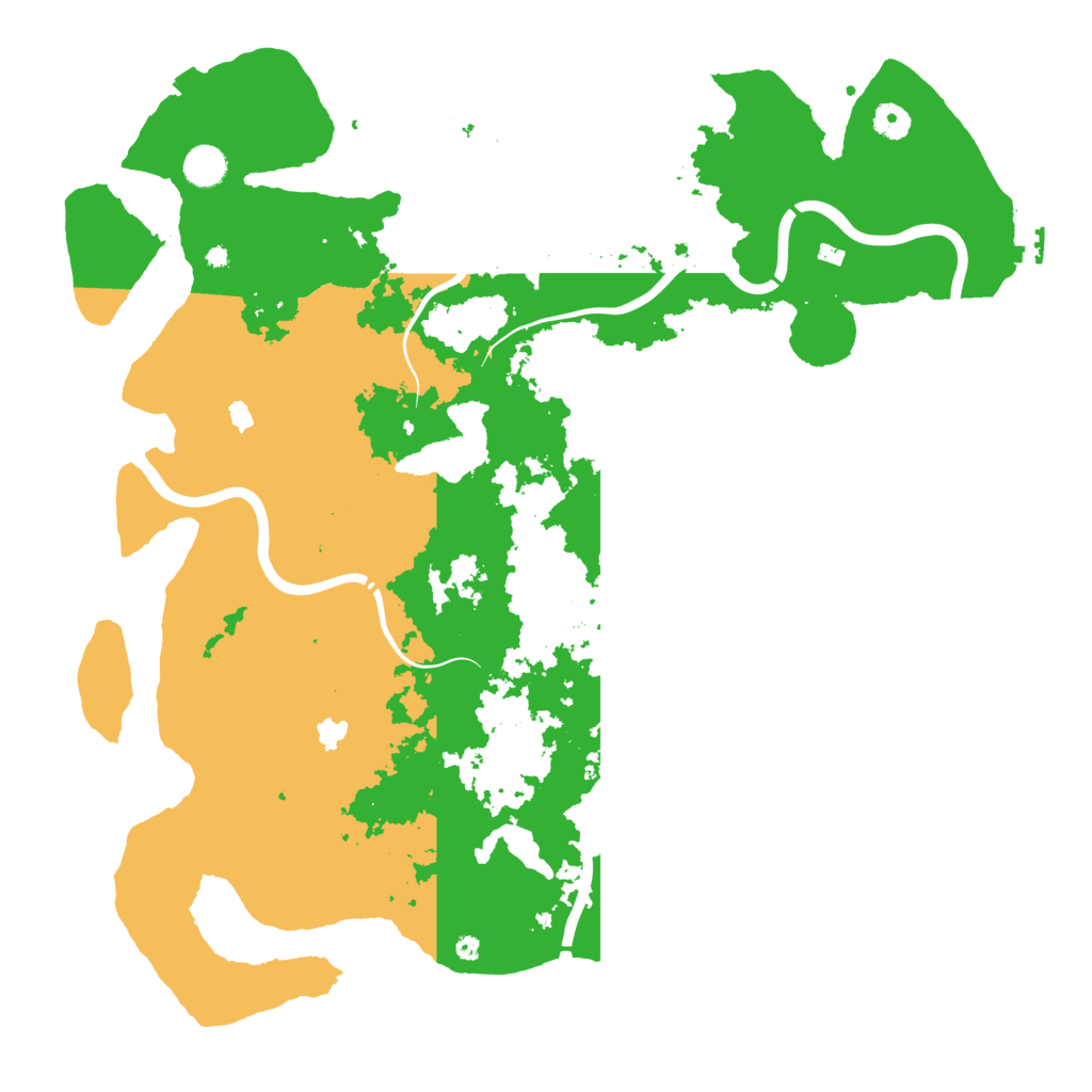 Biome Rust Map: Procedural Map, Size: 4500, Seed: 1138033710