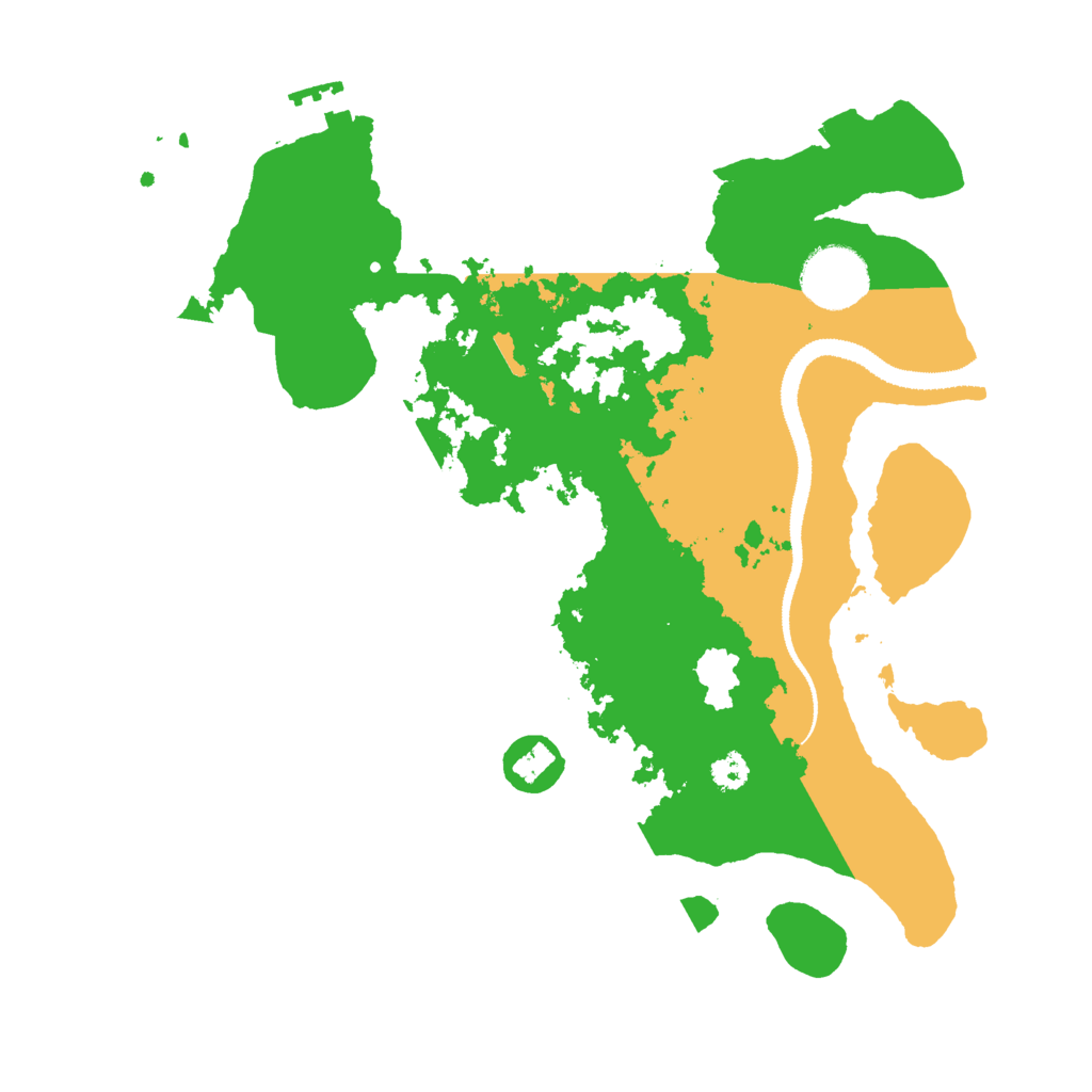 Biome Rust Map: Procedural Map, Size: 3000, Seed: 524073792