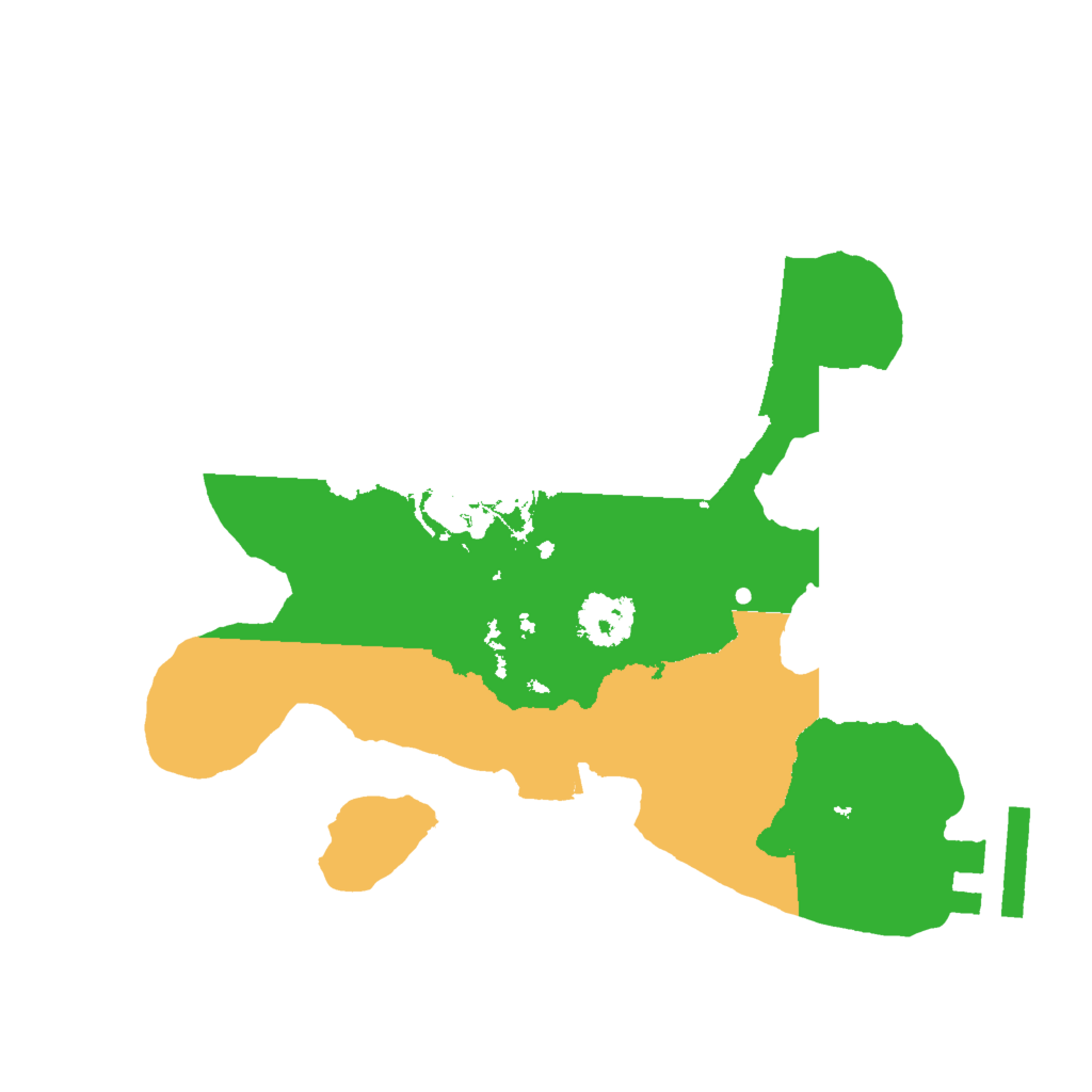 Biome Rust Map: Procedural Map, Size: 2000, Seed: 1646010411