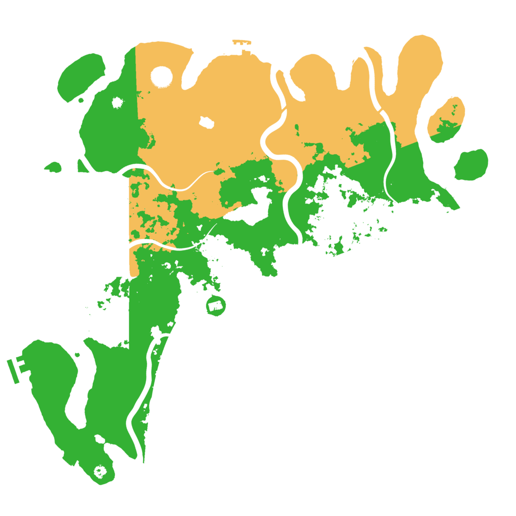 Biome Rust Map: Procedural Map, Size: 4200, Seed: 1872258573