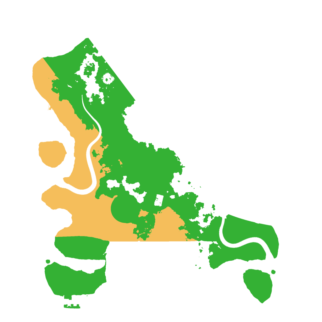 Biome Rust Map: Procedural Map, Size: 3000, Seed: 2102973004