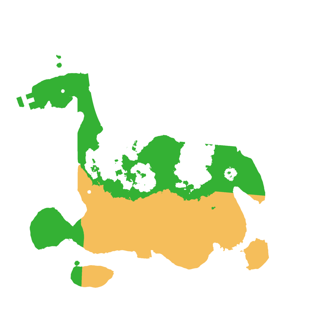 Biome Rust Map: Procedural Map, Size: 2500, Seed: 661048842